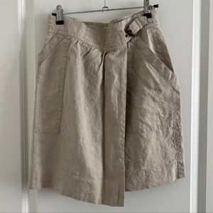 Escada Wrap Mini Skirt - Beige (38)